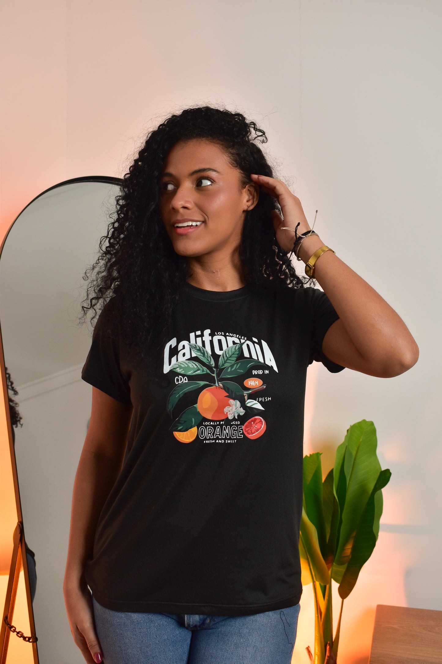 Dama pd camiseta california