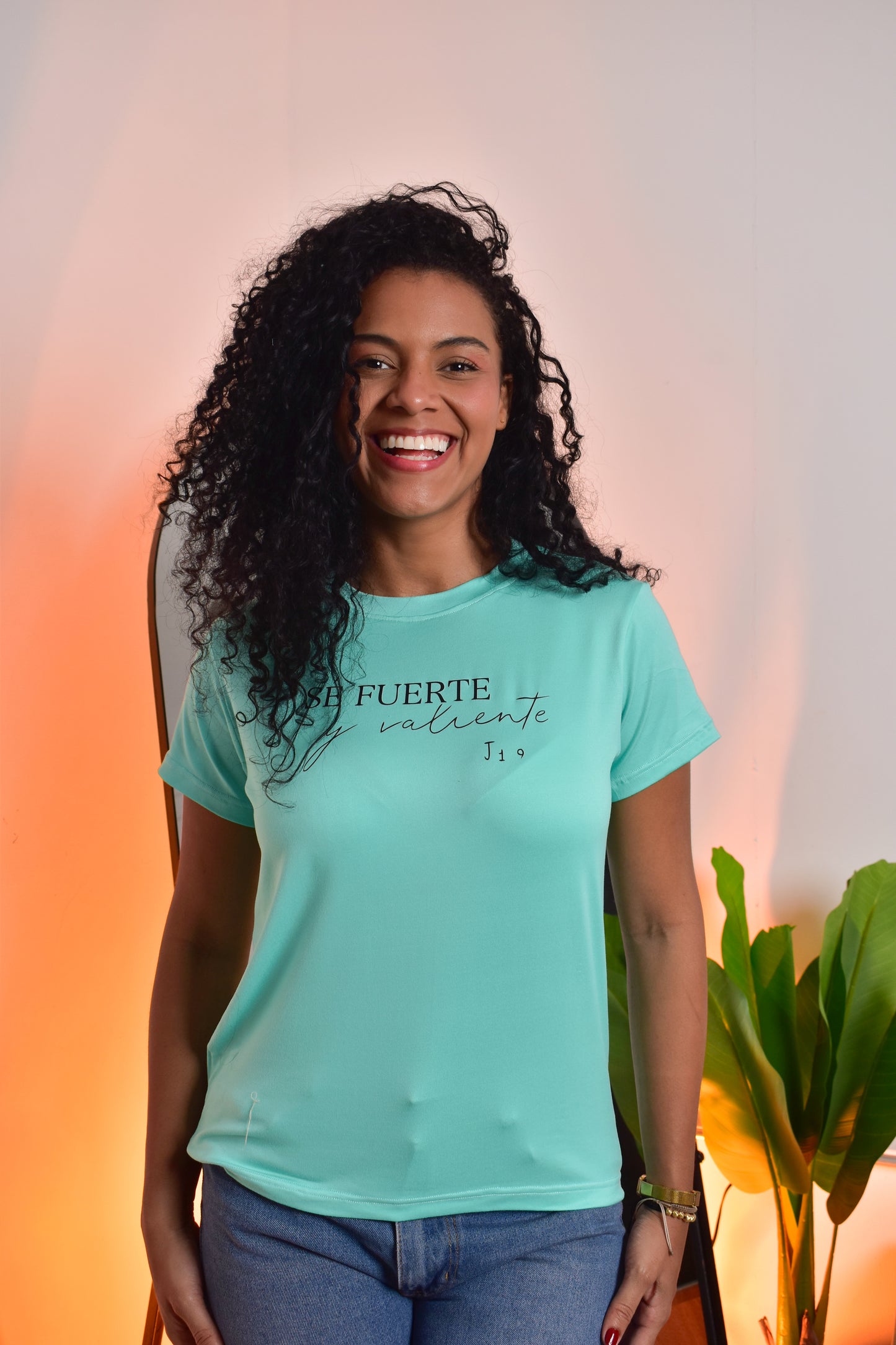 Dama pd estampado se fuerte y valiente