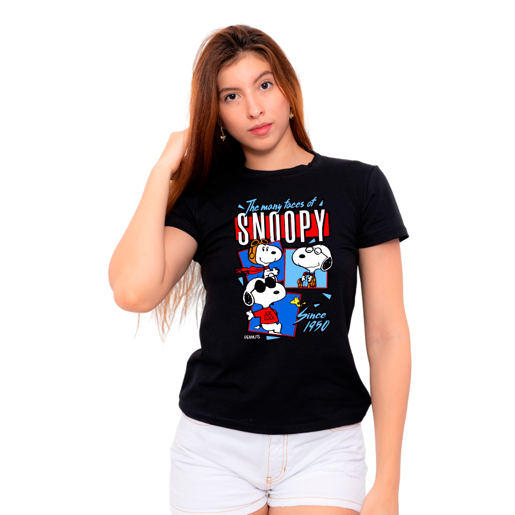 Dama alg negro Snoopy