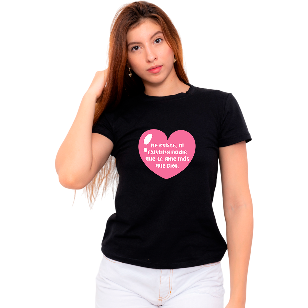 Dama alg estampado corazon