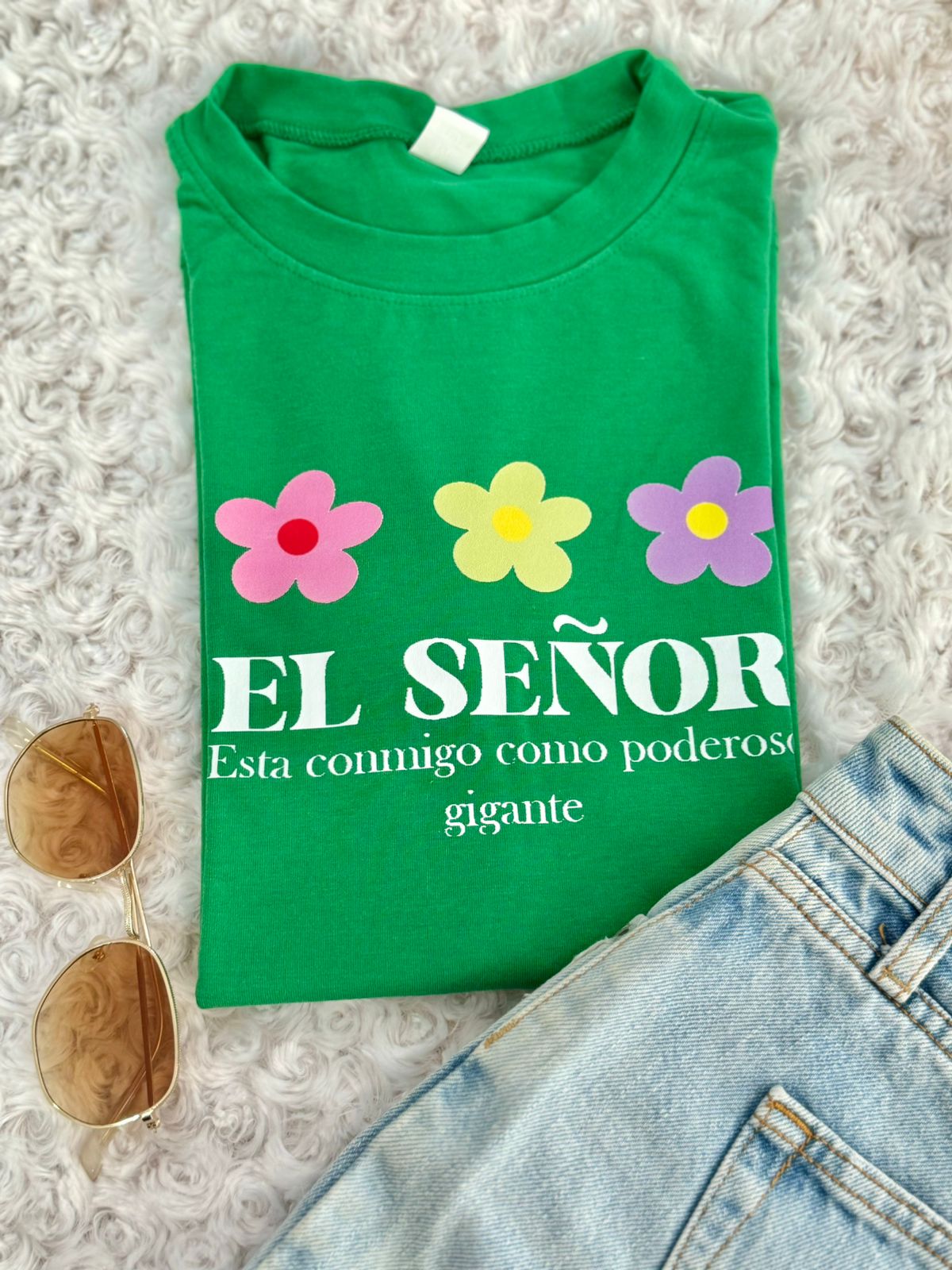 Dama alg estampado flores