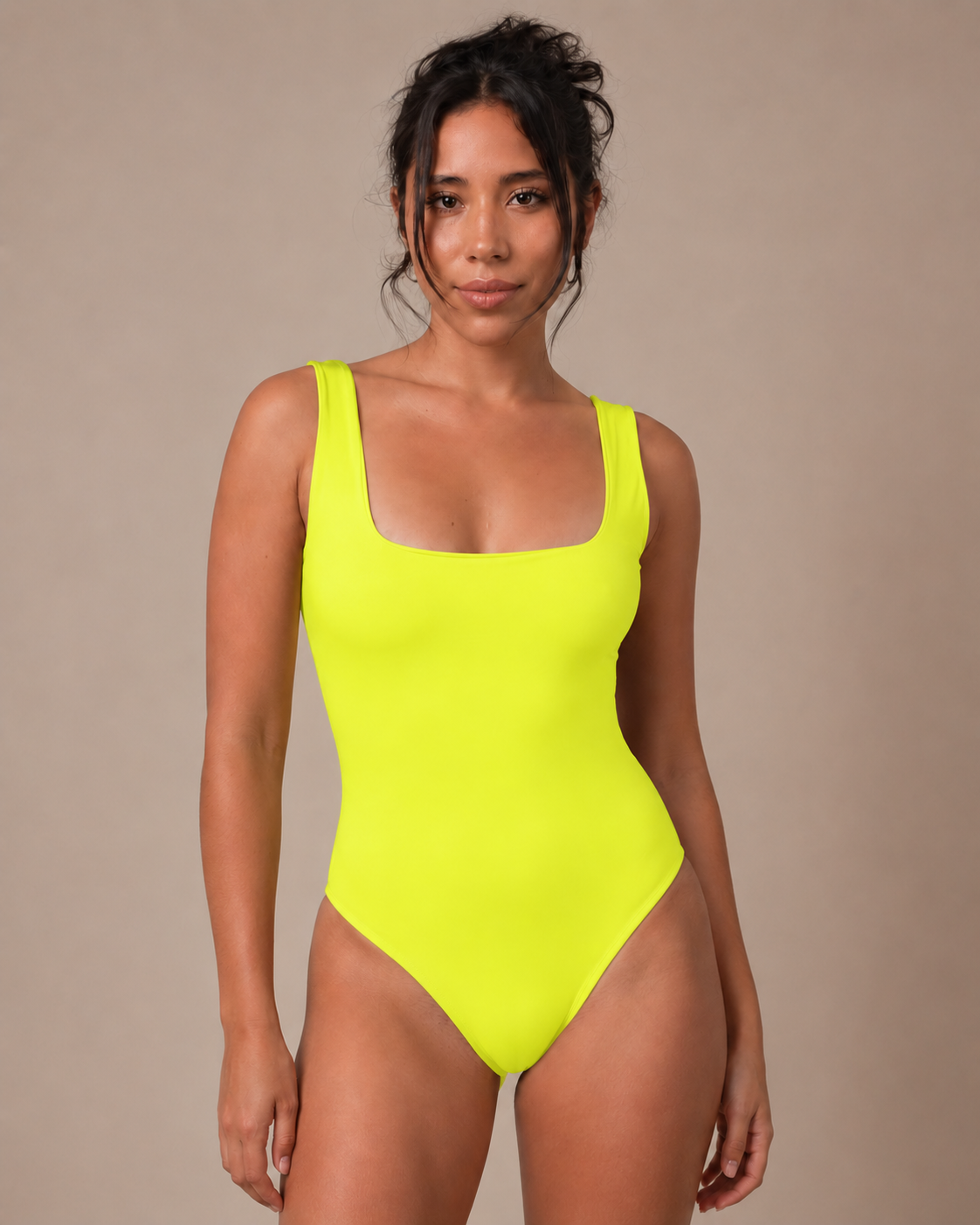 BODY ANDREA Amarillo neon frente