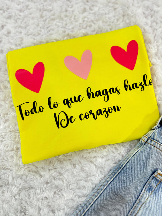 Dama alg estampado corazon