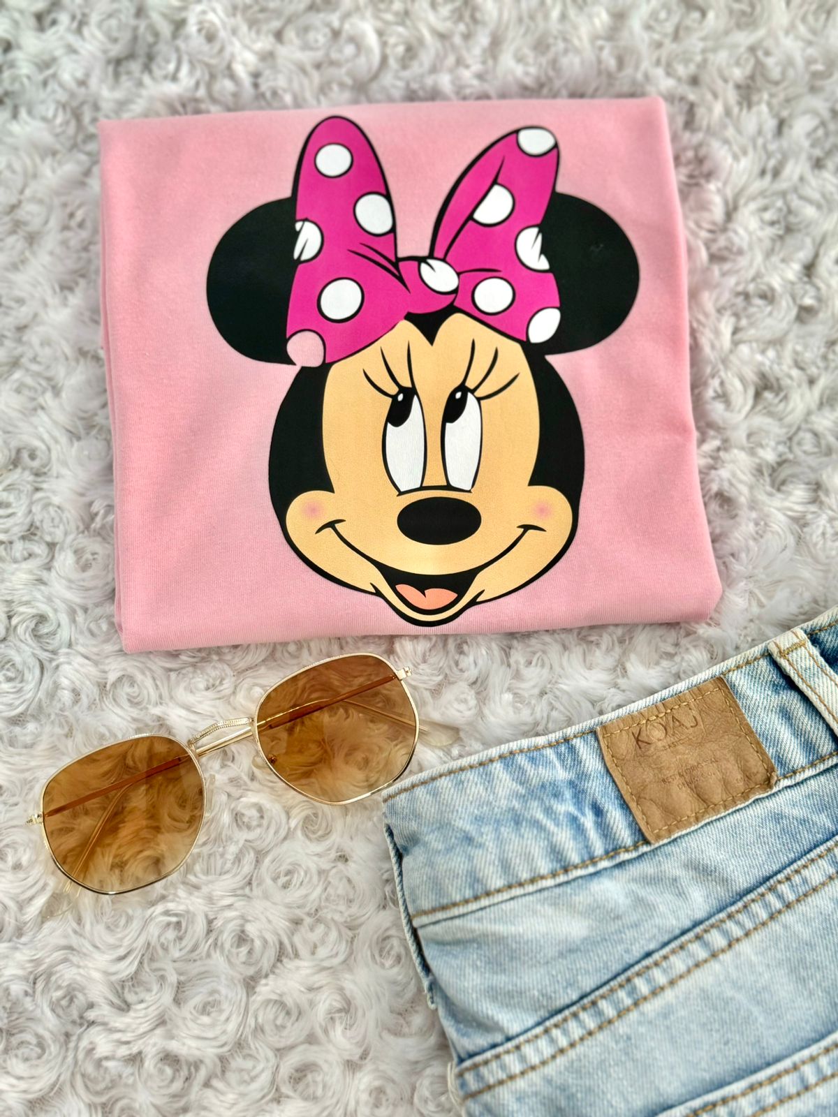 Dama alg estampado minnie palo de rosa