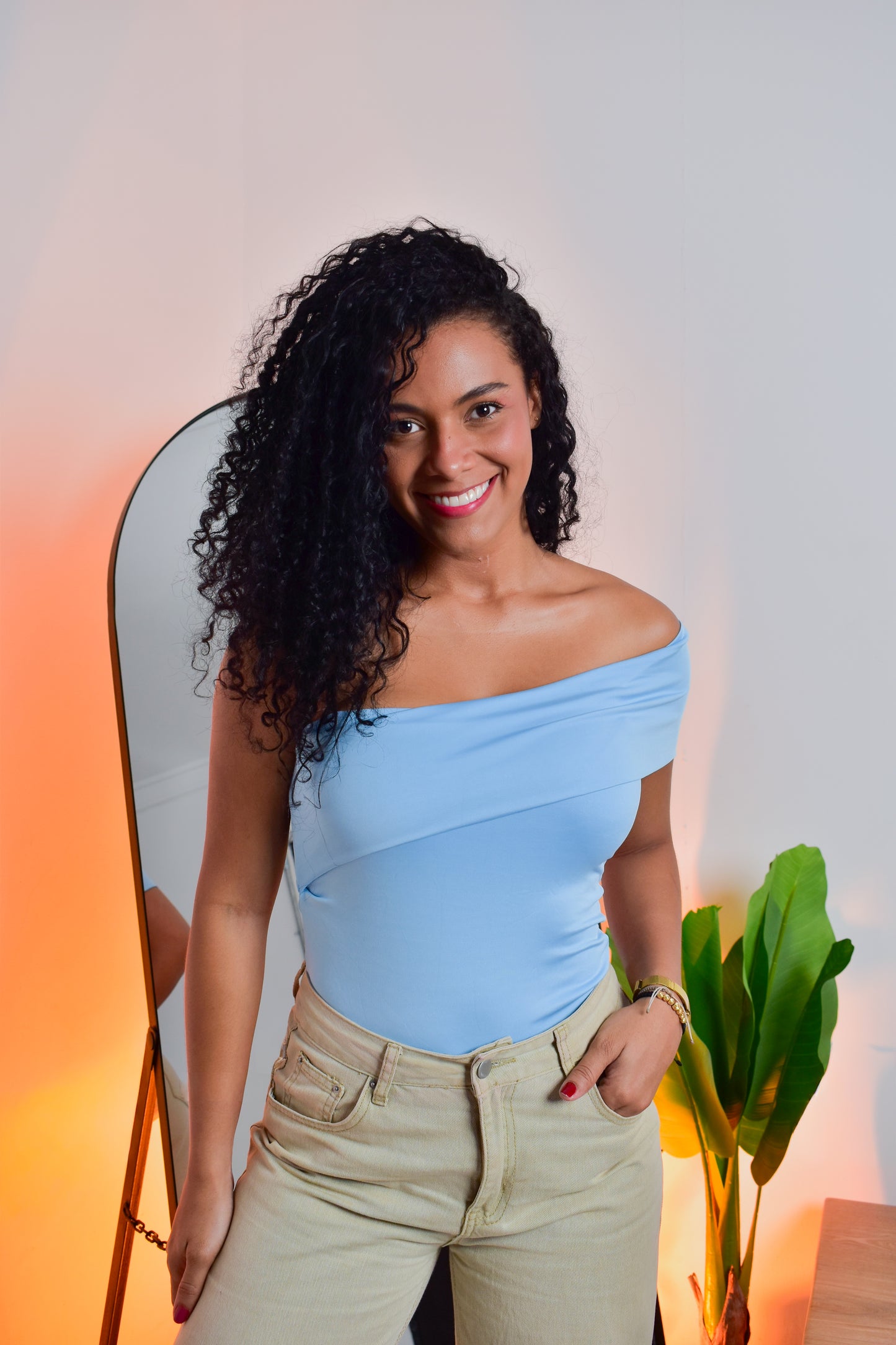 Body Elisa azul cielo