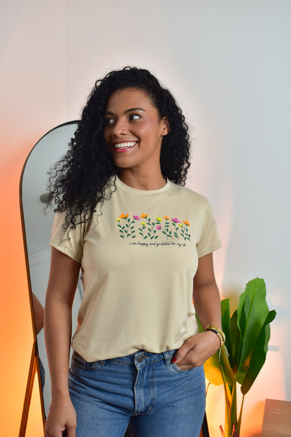 Dama Pd Estampado Flores