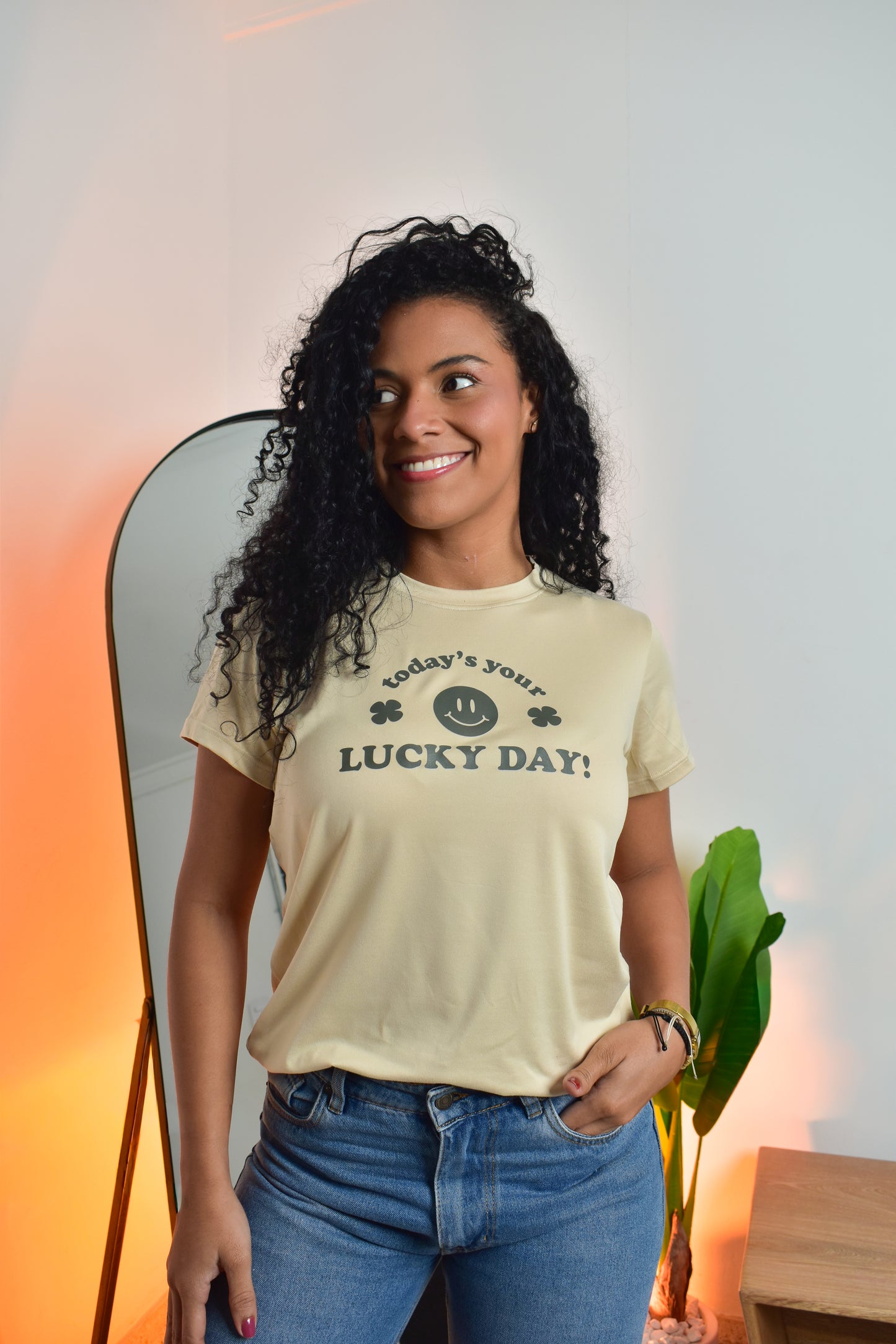 Dama Pd estampado Lucky day