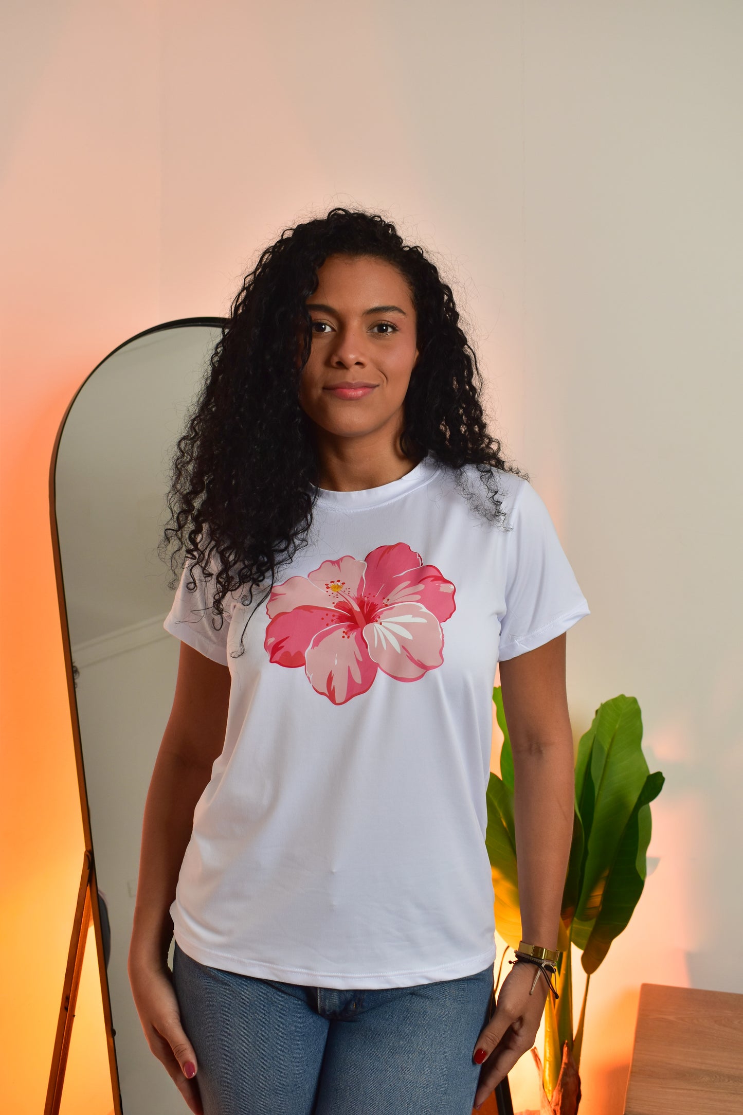 Dama Pd estampado talla única Rosa