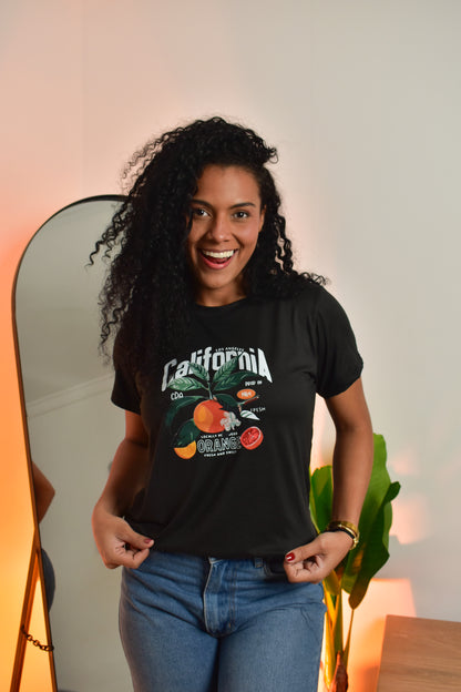 Dama pd camiseta california