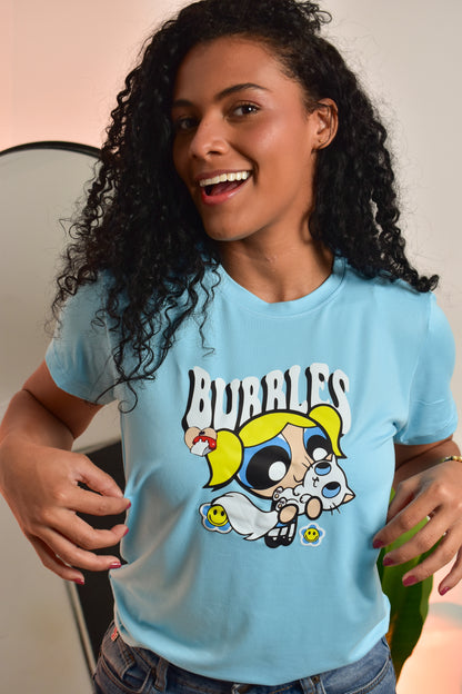 Dama pd estampado burbuja