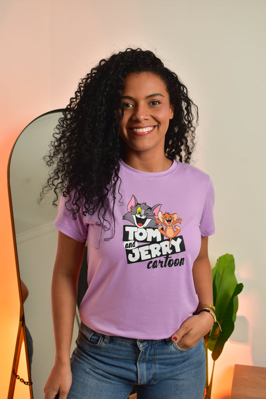 Dama pd estampado Tom & Jerry