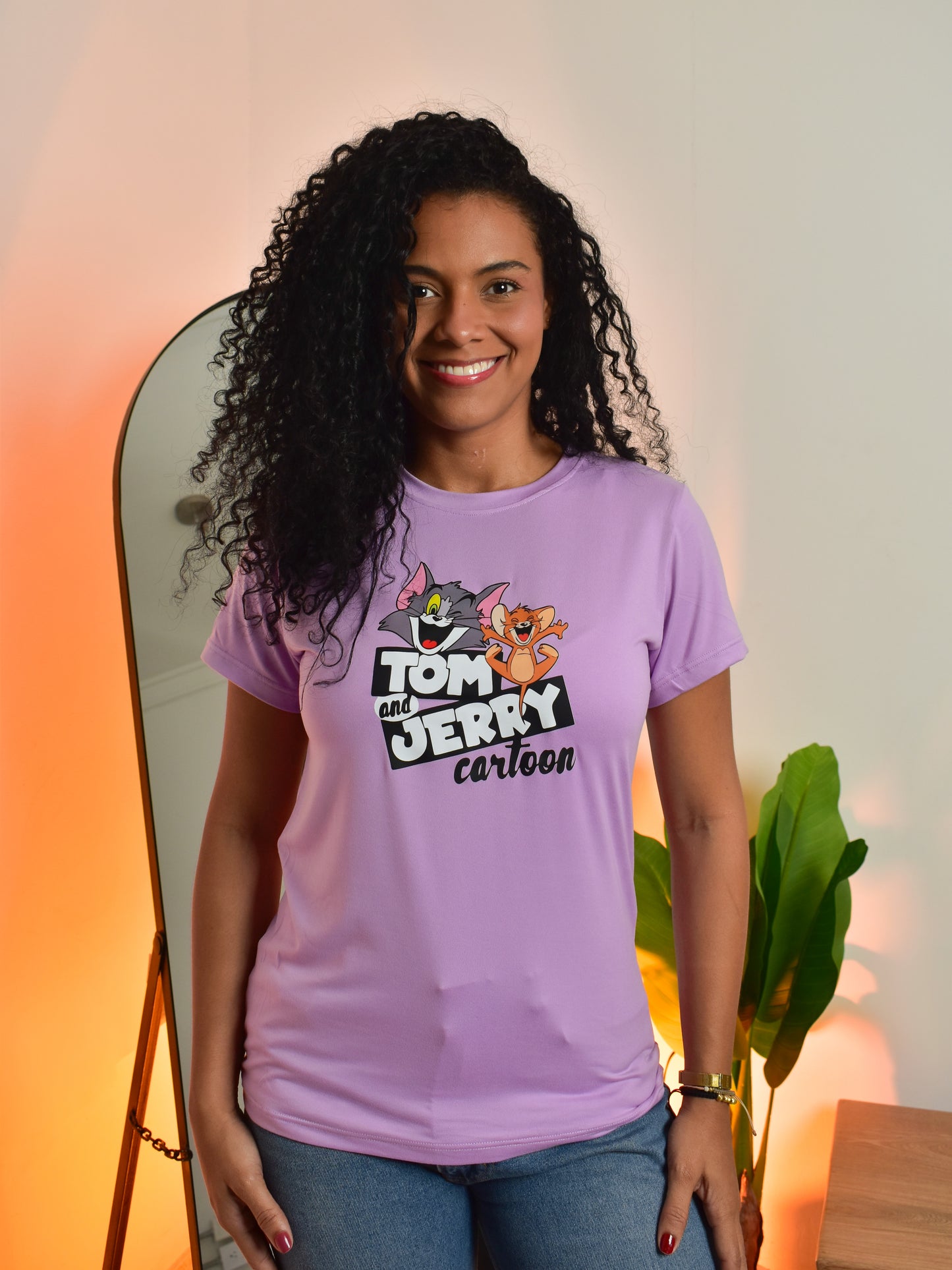 Dama pd estampado Tom & Jerry