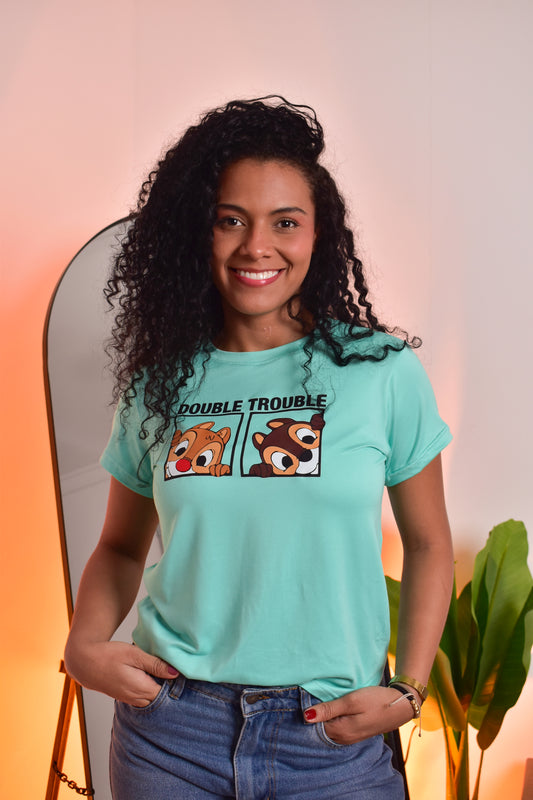 Dama pd estampado Double trouble