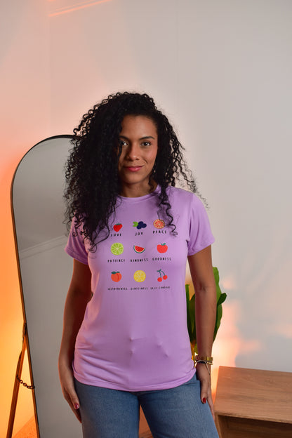 Dama pd estampado frutas