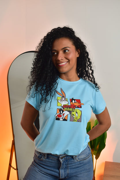 Dama pd estampado Loony tunes