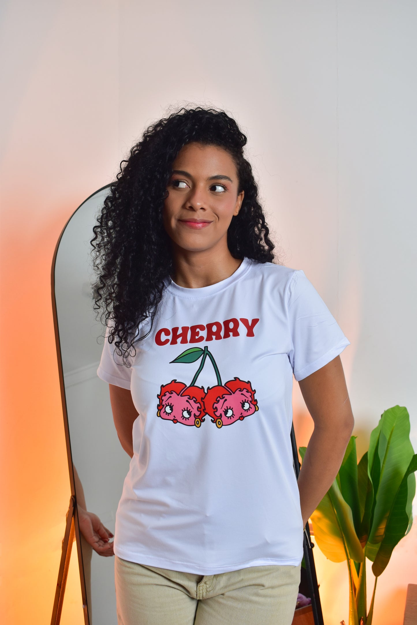 Dama pd estampado cherry