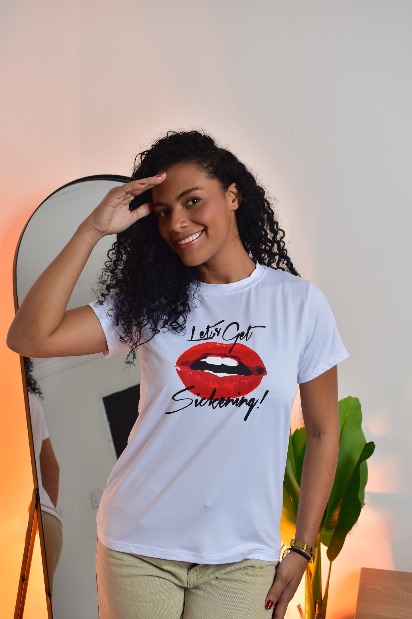 Dama pd estampado beso