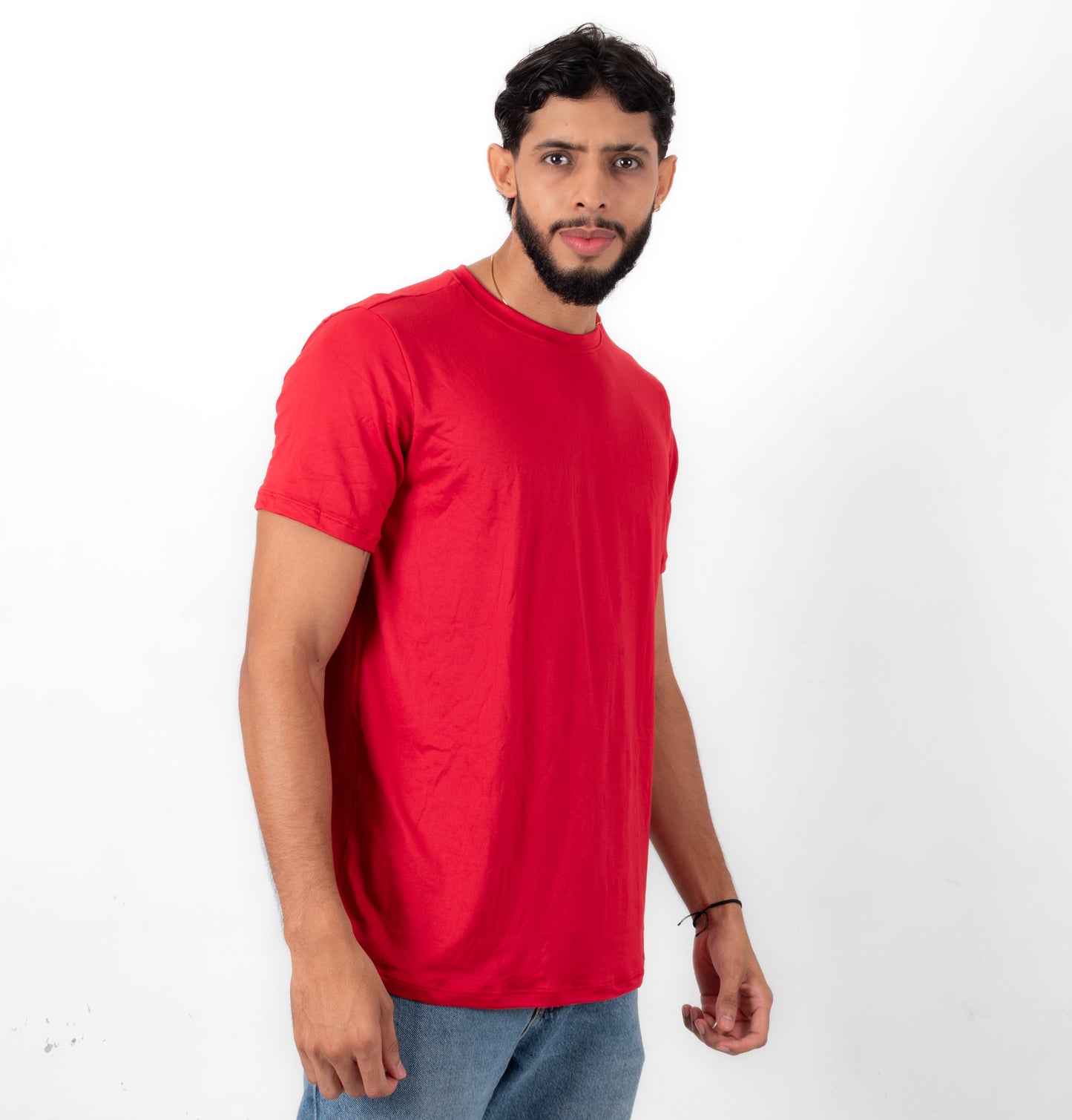 CAMISETA BASICA DE CABALLERO - ROJO - PD