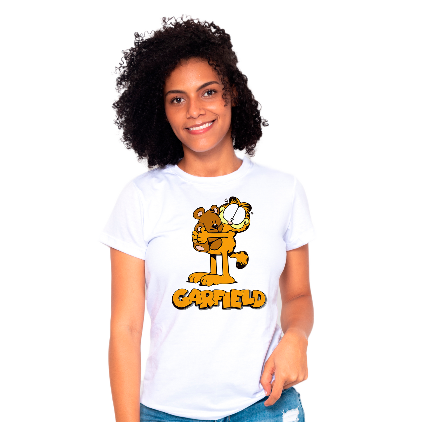 Dama pd estampado garfield