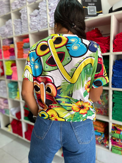 CAMISETA FULL PRINT ESTAMPADA MARIMONDA