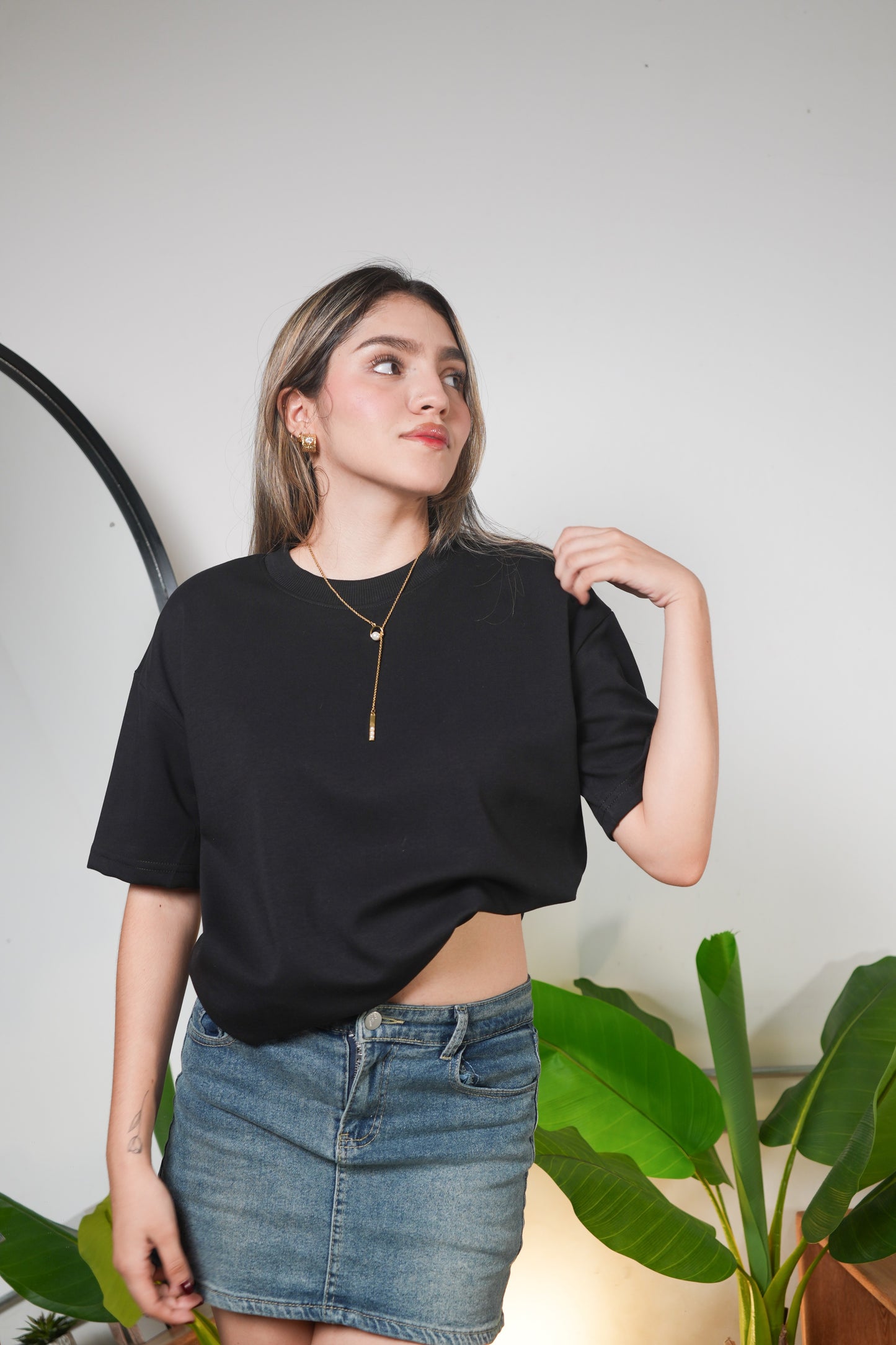 OVERSIZE QATAR DAMA Negro