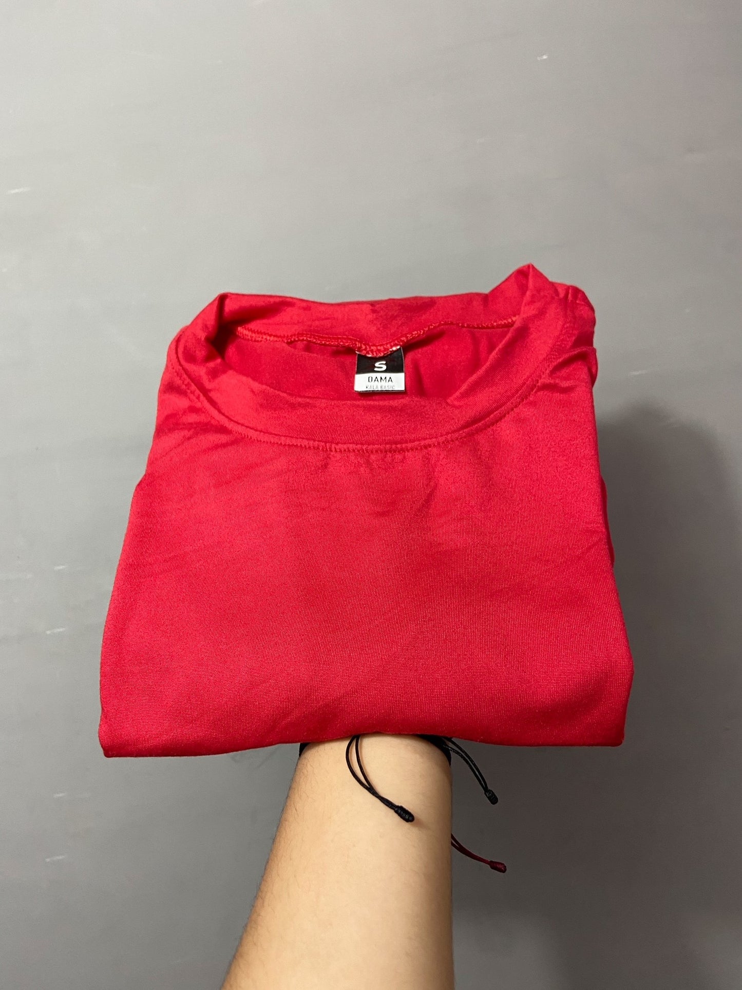 CAMISETA BASICA DE DAMA - ROJO - PD